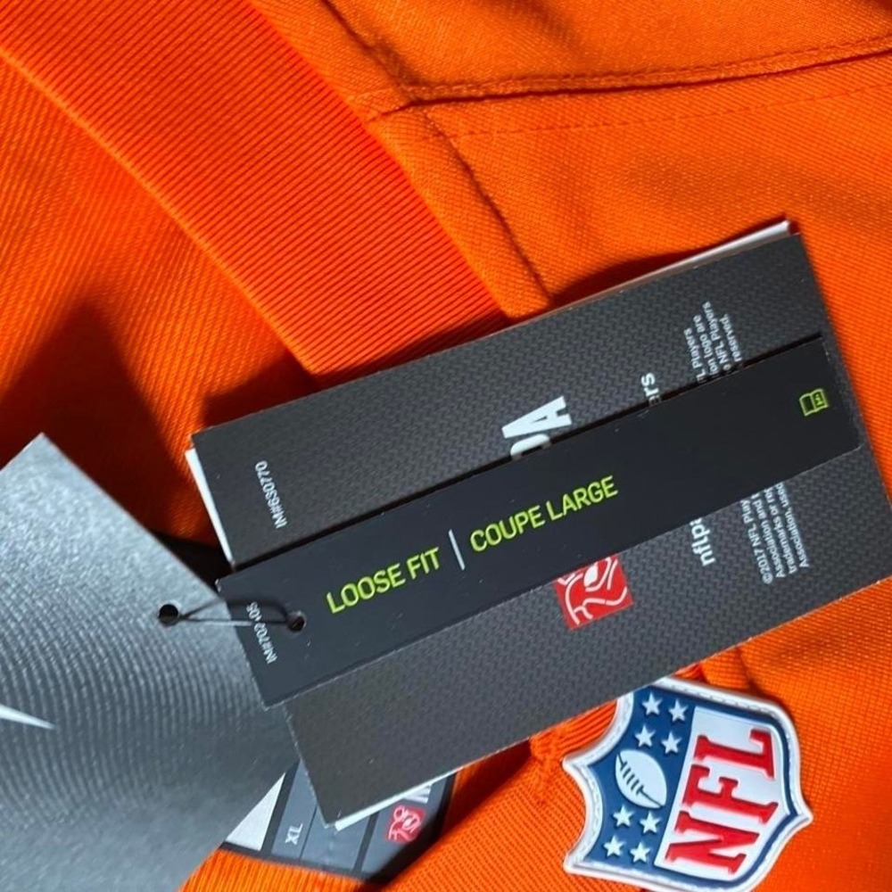 FANATICS Nike Russel Wilson Orange Denver Broncos jersey, Size XL - Picture 6 of 8